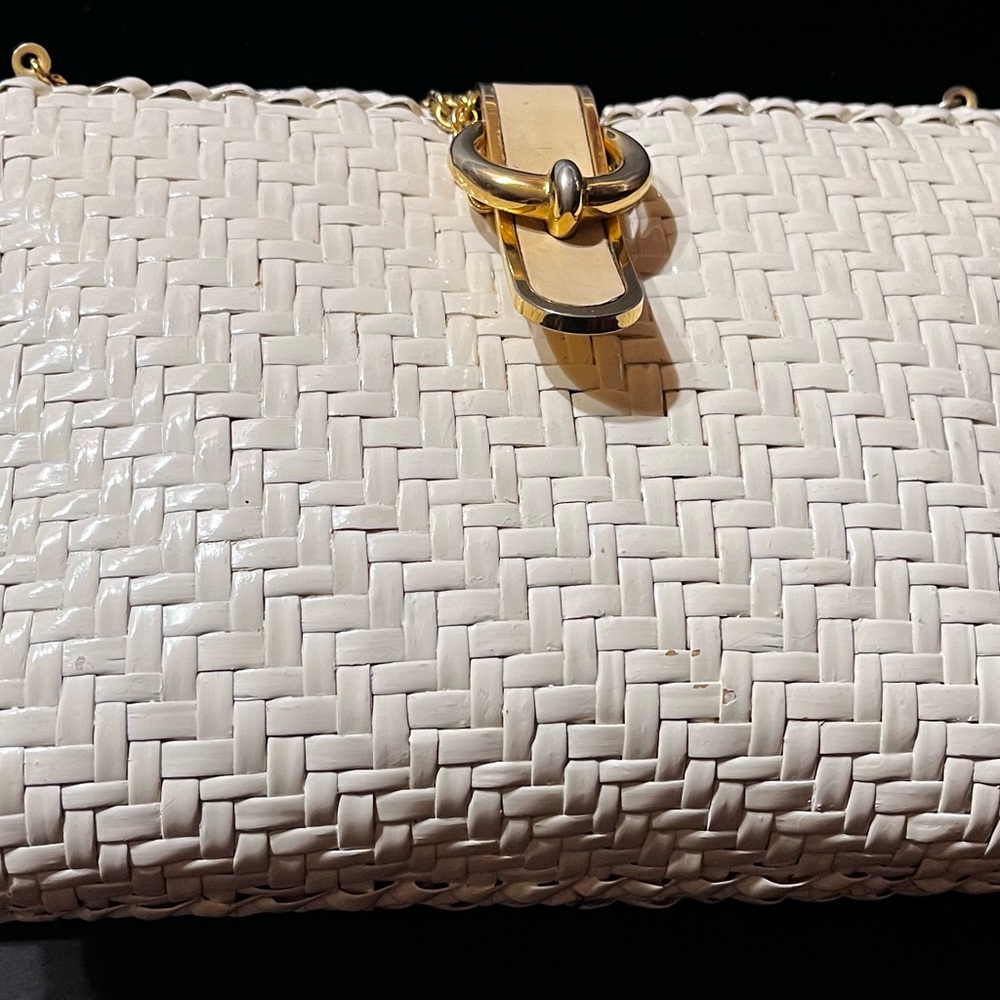 Rodo Vintage Wicker Chain Shoulder Bag - Picture 4 of 15